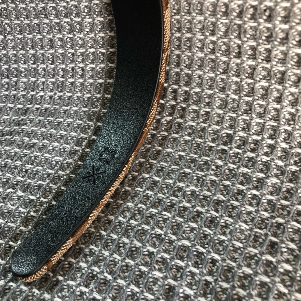 Coach Tan and Brown Signature Headband - Picture 5 of 6